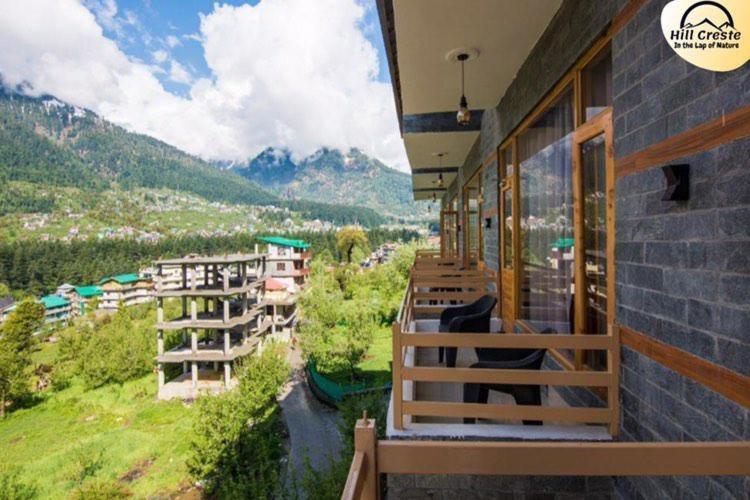 Hill Creste Manali Manāli Kültér fotó